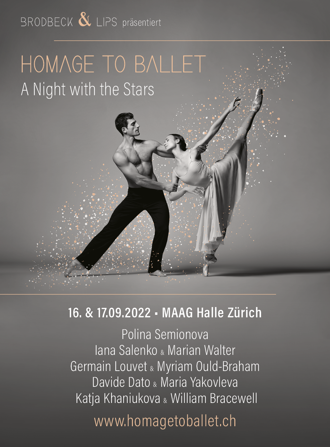 HOMAGE TO BALLET for every ballet lover in Switzerland